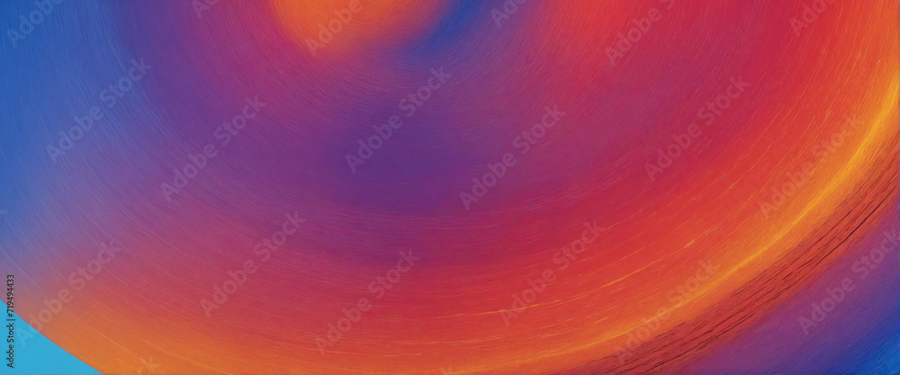 Aufkleber colorful spectrum: vibrant gradient web header design with grainy texture