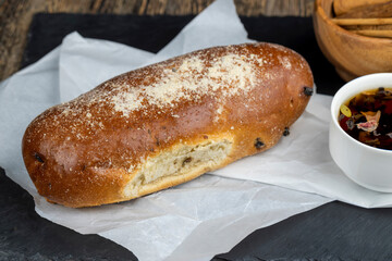 soft delicious and sweet bread with added raisins