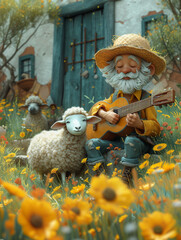 scarecrow on the farm