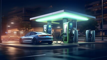 Energizing Urban Landscapes Seamless Integration of Electric Vehicle Charging Stations