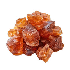 Myrrh Resin Known for Its Earthy and Smoky Scent.. Isolated on a Transparent Background. Cutout PNG.