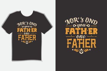 Vector t shirt design fathers quotes typography for t shirt poster sticke