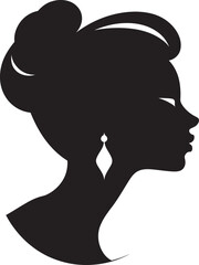 Empowered Charm Womens Vector SilhouetteIntriguing Movements Vector Illustration