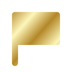 Gold Flag Icon