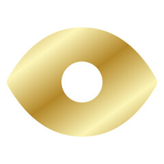 Gold Eye Icon