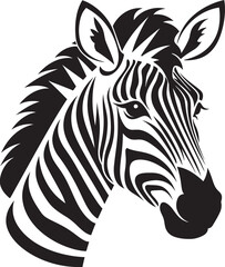 Fototapeta na wymiar Abstract Wildlife Zebra Vector SketchingInk Mastery Zebra Vector Rendering
