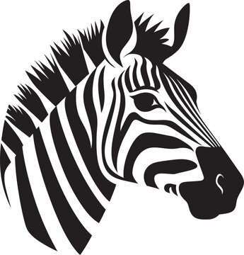 Visual Impact Zebra Vector IllustrationGraphic Zebra Patterns Vector Showcase