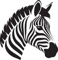Fototapeta na wymiar Expressive Patterns Zebra Vector StyleAbstract Wildlife Vector Zebra Illustration
