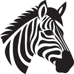 Graphic Lines Zebra Vector CompositionExpressive Zebra Artistry Vector Style