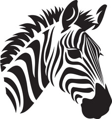 Fototapeta na wymiar Elegant Lines Zebra Stripes in VectorDigital Expression Zebra Vector Art