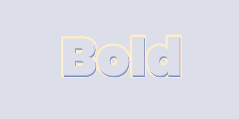 Fototapeta na wymiar Bold vector 3d text effect template design