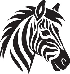 Safari Elegance Zebra Vector IllustrationElegant Zebra Essence Vector Edition