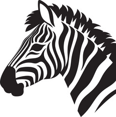 Elegant Details Black and White Zebra ArtVector Vibes Zebra Stripes Collection