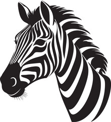 Elegant Patterns Zebra Vector SketchesWildlife Rendition Vector Zebra Showcase