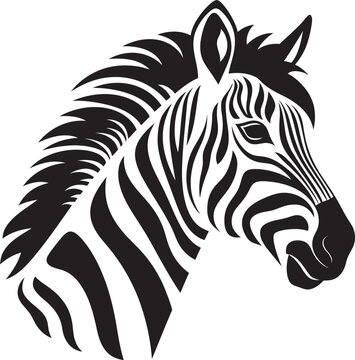 Zebra Vector Magic Wildlife IllustrationLinear Charm Vector Zebra Composition