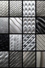 silver different pattern illustrations