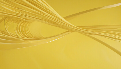 Abstract 3D design with yellow curved lines