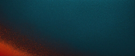 Grainy gradient background grain texture retro blue orange red teal dark banner abstract design