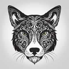 Obraz premium Feline Logo Illustration
