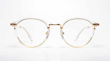 Vintage-inspired round-frame glasses