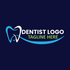 dental care logo design vector