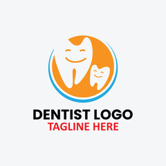 dental care logo design vector