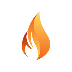 flame icon design vector template