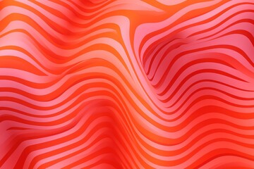 Coral groovy psychedelic optical illusion background