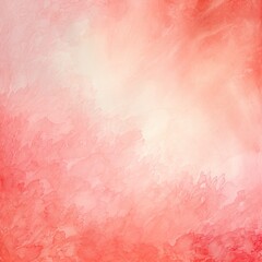 Coral watercolor abstract painted background