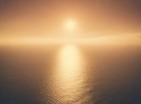 Sunset sky over the sea