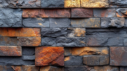 horizontal modern brick walls for the background
