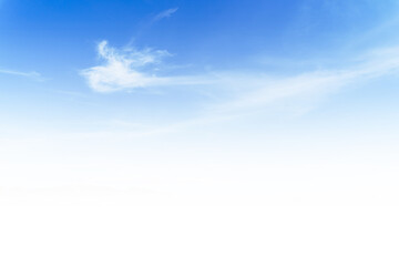Cloudy Blue sky at sunset. Gradient color. Sky texture, abstract nature background in Patong Phuket...