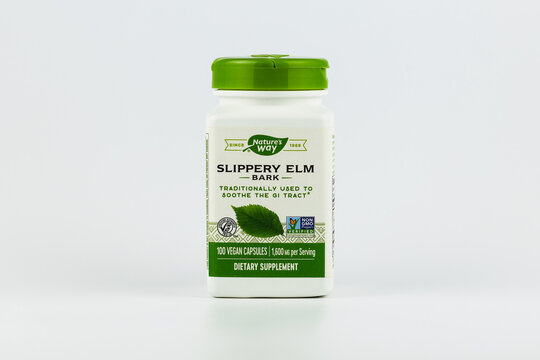 Slippery Elm dietary supplement editorial. Slippery Elm pills