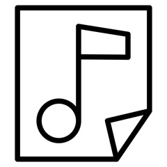 music line icon