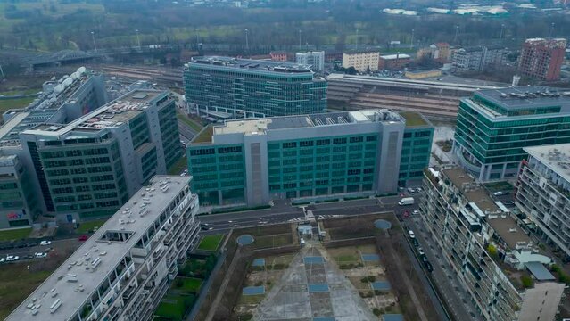 Santa Giulia is a residential area on the southeastern outskirts of Milan, Italy, between the districts of Rogoredo and Talledo. Italy, Lombardy, Milan 8.01.2024 