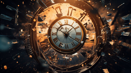 Explosive Moment Capturing the Fragmentation of Time