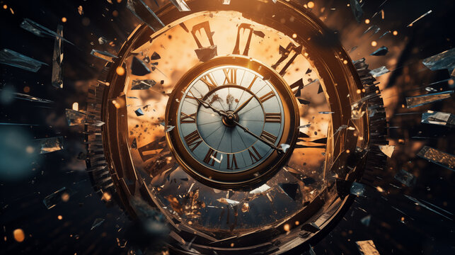 Explosive Moment Capturing the Fragmentation of Time
