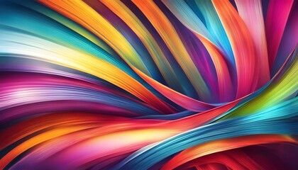 Naklejka premium abstract colorful and light design for desktop background wallpaper, vibrant colors, aura, fairy, magic theme, smooth waves.