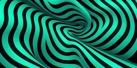Fototapeta na wymiar Jade groovy psychedelic optical illusion background