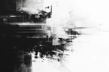 Contemporary White Glitch: Video effects designed with a contemporary flair, utilizing a white glitch effect with minimal black components for a stylish and up-to-date visual presentation