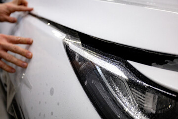 The process of installing PPF on a car. PPF is a protective film for paint that protects the paint...
