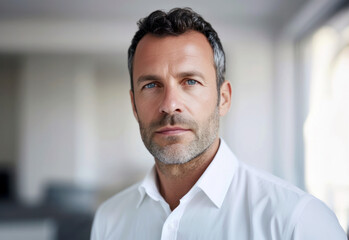 Obraz premium confident successful mature businessman portrait
