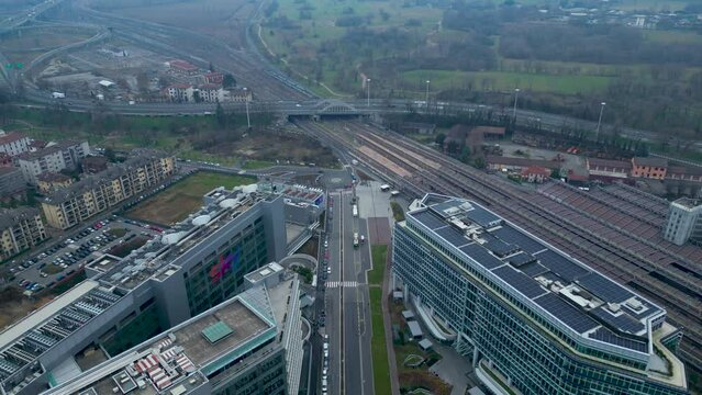 Santa Giulia is a residential area on the southeastern outskirts of Milan, Italy, between the districts of Rogoredo and Talledo. Italy, Lombardy, Milan 8.01.2024 