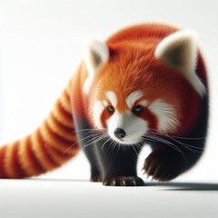 Red panda - Ailurus Fulgens, useful for environment concepts. high quality portrait, Panda rojo,...