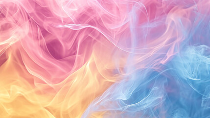 Obraz premium Pink, yellow, and blue abstract background
