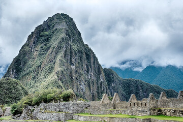 Huayna Picchu With Inca Royal Palace