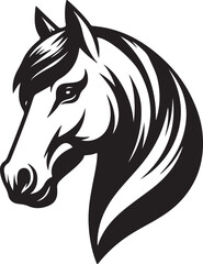 Horse Head Illustration