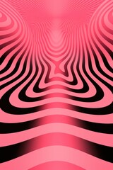 Pink groovy psychedelic optical illusion background