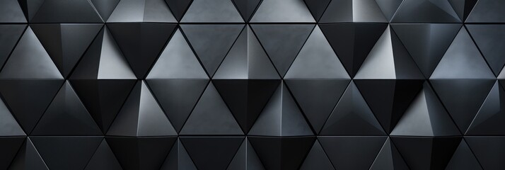 Polished semigloss wall background with tiles triangular tile pattern