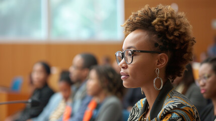 A lecture series featuring renowned scholars and thought leaders discussing topics ranging from the global impact of the African diaspora to the intersectionality of race, gender,